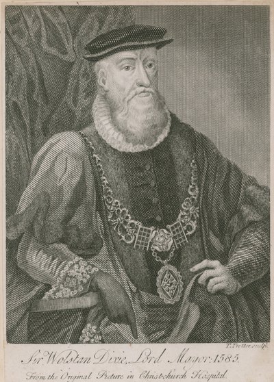 Sir Wolstan Dixie, Lontoon pormestari, 1585 tekijältä English School