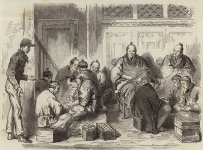 Luonnoksia Japanissa (kaiverrus) tekijältä English School