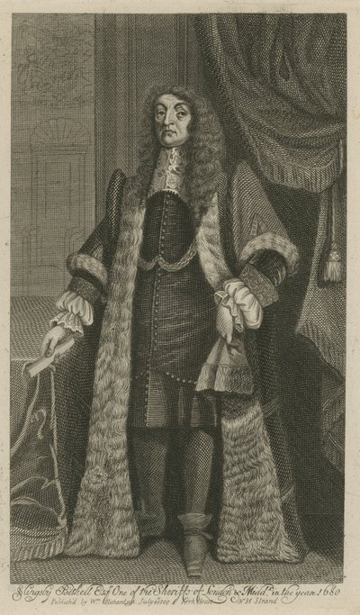 Slingsby Bethell, Lontoon ja Middlesexin sheriffi vuonna 1680 tekijältä English School