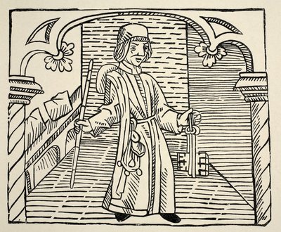Smith, William Caxtonin Game of Chessistä, pub. 1480 (seepiakuva) tekijältä English School