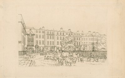 Soho Square, joka näyttää länteen tekijältä English School