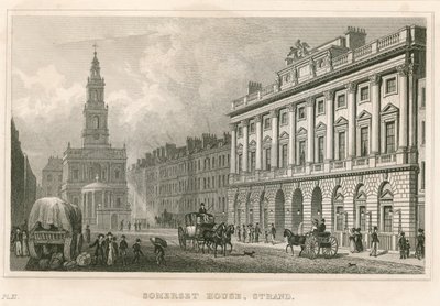 Somerset House ja St Mary-le-Strand, The Strand, Lontoo tekijältä English School
