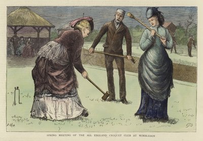 All England Croquet Clubin kevätkokous Wimbledonissa tekijältä English School