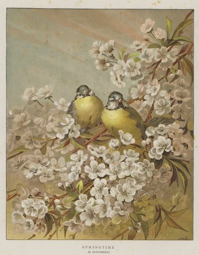 Kevät (chromolitho) tekijältä English School