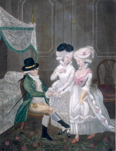 Sr. Timothy Thicketts vierailee ensimmäisenä Lontoossa tai, Beauties of Kings -paikassa, arvostelemassa --, 1781 tekijältä English School