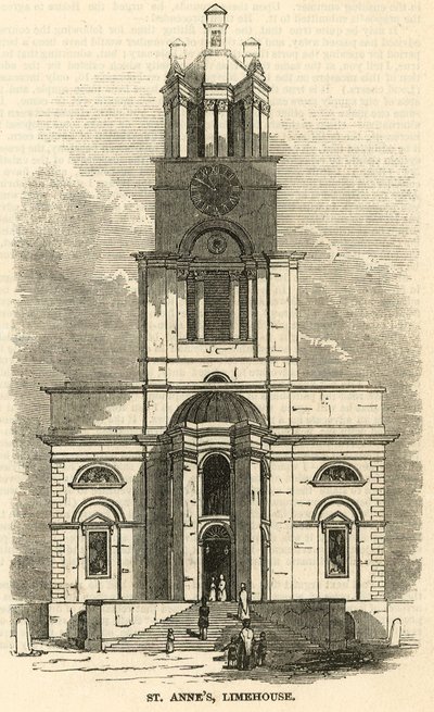 St Annesin kirkko, Limehouse, Lontoo tekijältä English School