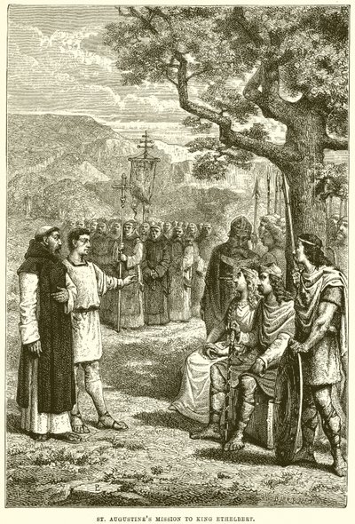 St. Augustinuksen lähetystyö kuningas Ethelbertille tekijältä English School