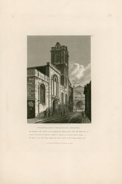 St Bartholomew Church, Royal Exchange, Lontoo tekijältä English School