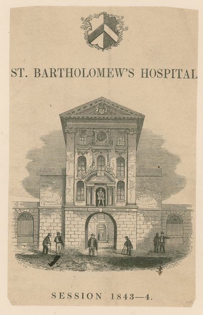 St Bartholomewsin sairaala, Smithfield. tekijältä English School