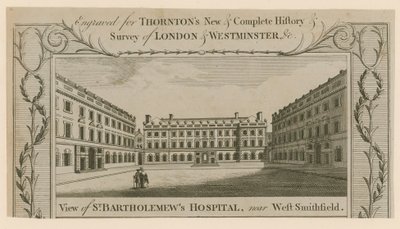 St Bartholomewsin sairaala, Smithfield. tekijältä English School