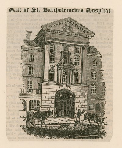 St Bartholomewsin sairaala, Smithfield. tekijältä English School
