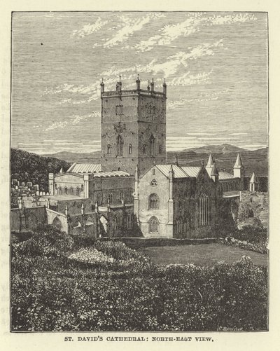 St Davids Cathedral, North-East View tekijältä English School