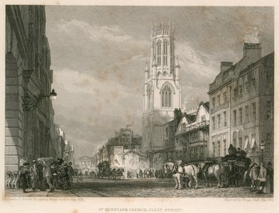 St Dunstans Church, Fleet Street, Lontoo tekijältä English School