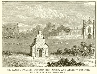 St. Jamesin palatsi, Westminster Abbey ja muinainen johto Edward VI:n hallituskaudella tekijältä English School