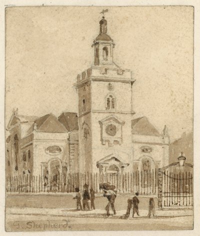 St Mary, Whitechapel, Lontoo (wc paperilla) tekijältä English School