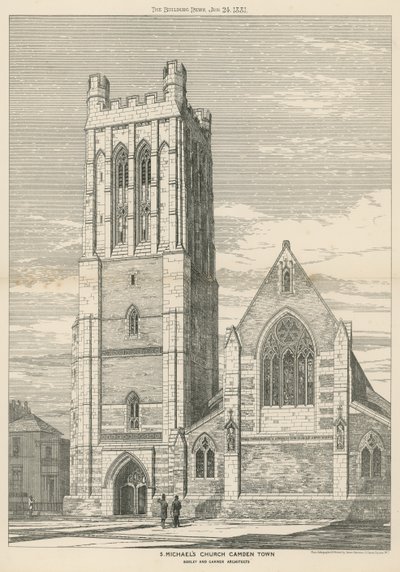 St Michaelsin kirkko Camden Townissa tekijältä English School