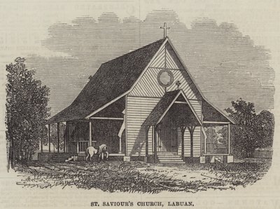 Pyhän Vapahtajan kirkko, Labuan (kaiverrus) tekijältä English School