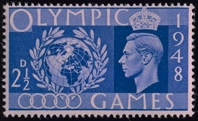 Postimerkki vuoden 1948 Lontoon olympialaisten muistoksi tekijältä English School