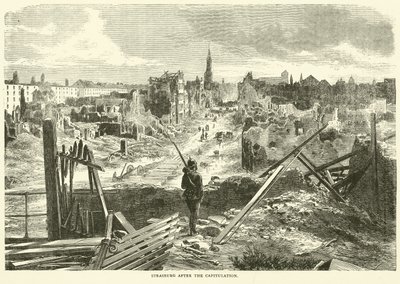Strasburg antautumisen jälkeen syyskuussa 1870 tekijältä English School