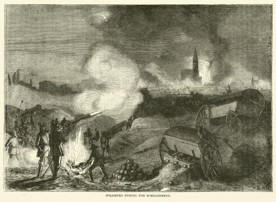 Strasburg pommituksen aikana syyskuussa 1870 tekijältä English School