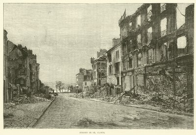 Street in St Cloud, marraskuu 1870 tekijältä English School