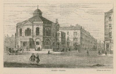 Surrey Chapel, Blackfriars Road, Southwark (Rowland Hills Chapel) tekijältä English School