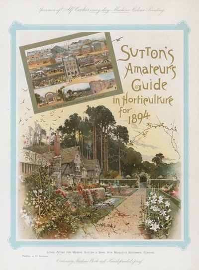 Suttonsin amatööriopas puutarhataloudessa vuodelle 1894 tekijältä English School