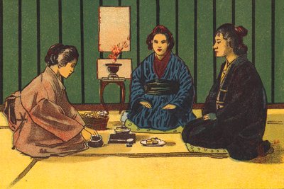 Teenjuontiseremonia, Japani (värilitro) tekijältä English School