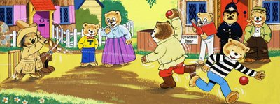 Nalle (piilotettujen esineiden kanssa) tekijältä English School