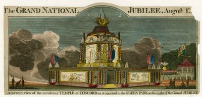 Concordin temppeli vuoden 1814 rauhan kunniaksi tekijältä English School