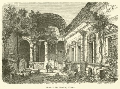 Dianan temppeli, Nimes (kaiverrus) tekijältä English School