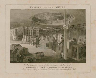 Musien temppeli, Lackington Allen & Co, Finsbury Square tekijältä English School