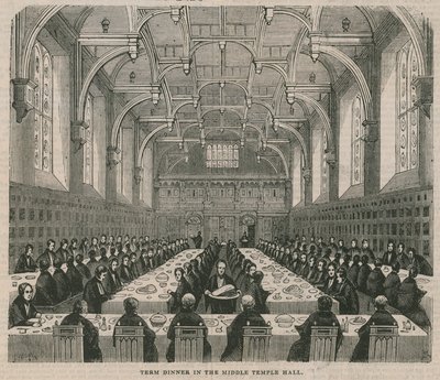 Termiillallinen Middle Temple Hallissa tekijältä English School