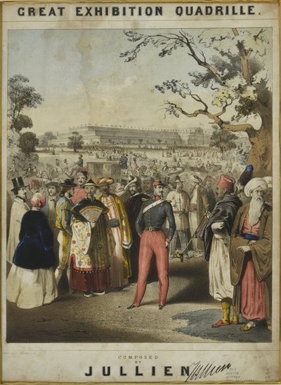 Vuoden 1851 Union Polka. J.G Jones, yhtyeen mestari 16th Queens Lancers, 1851, on merkinnyt kunnioittavasti kaikkien kansakuntien mekaaniseen neroun tekijältä English School