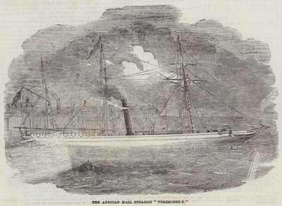 African Mail Steamer "Forerunner" (kaiverrus) tekijältä English School