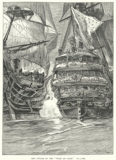Hyökkäys Ville de Parisiin (kaiverrus) tekijältä English School