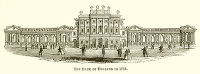 Englannin keskuspankki vuonna 1785 tekijältä English School