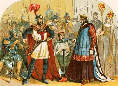 Paronit osallistuvat Henrik III:n kutsumaan parlamenttiin tekijältä English School