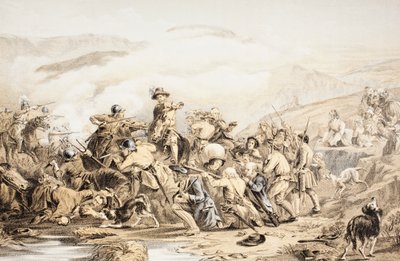 Drumclogin taistelu, 1. kesäkuuta 1679, John Howien (1735-1793) teoksesta The Scots Worthies mukaan Howie