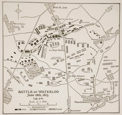 Waterloon taistelu, 18. kesäkuuta 1815 tekijältä English School
