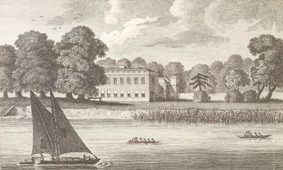 Lontoon piispa Fulhamin palatsissa, kaivertanut Taylor, 1788 tekijältä English School