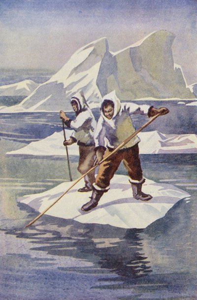 Pojat tekivät jäälautan (värilitro) tekijältä English School
