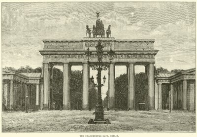 Brandenburgin portti, Berliini, 1870 tekijältä English School