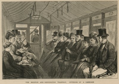 Brixton and Kennington Tramway - vaunun sisätilat tekijältä English School