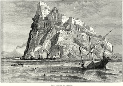 Ischian linna (kaiverrus) tekijältä English School