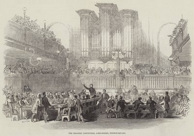 Chartist Convention, John-Street, Fitzroy-Square (kaiverrus) tekijältä English School