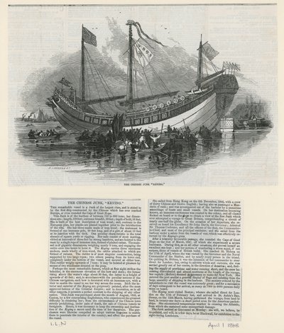 Chinese Junk tuotiin Lontooseen matkailukohteena tekijältä English School