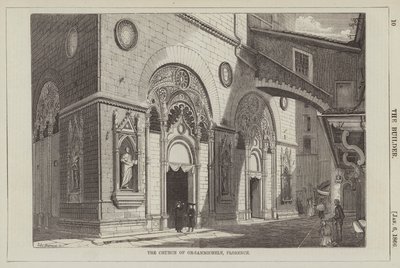 Or-sanmichelen kirkko, Firenze (kaiverrus) tekijältä English School