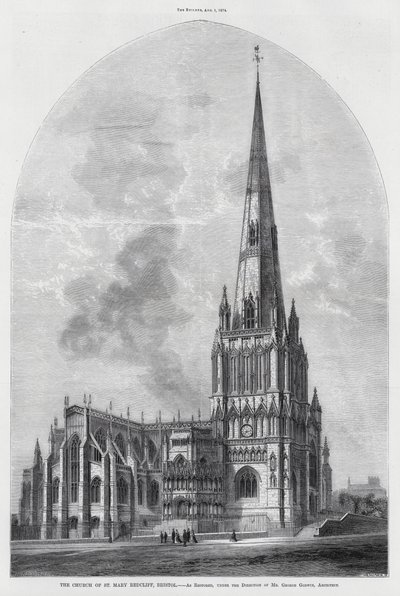 St Mary Redcliffen kirkko, Bristol (kaiverrus) tekijältä English School