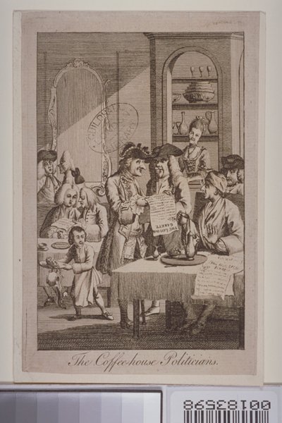 Kahvilan poliitikot, 1772 tekijältä English School